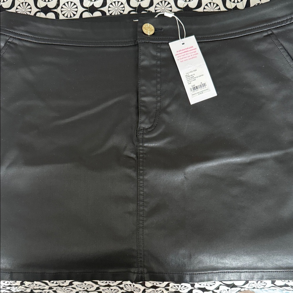 Lilly Pulitzer Black Skirt